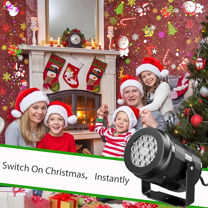 Jolly & Bright - Christmas Projector Lamp